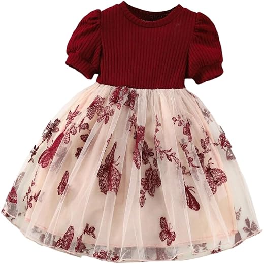 TAGAS Girls Embroidery Dress