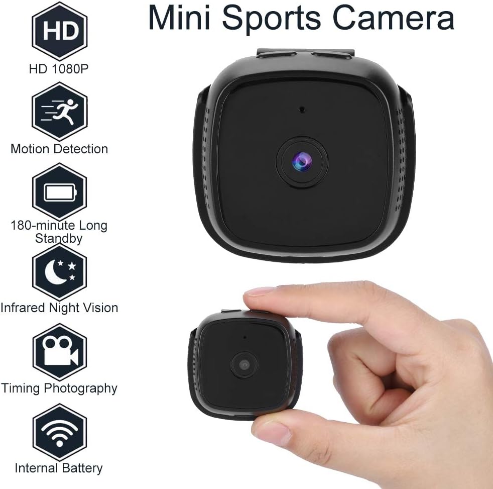 mini videocamera per registratori sportivi