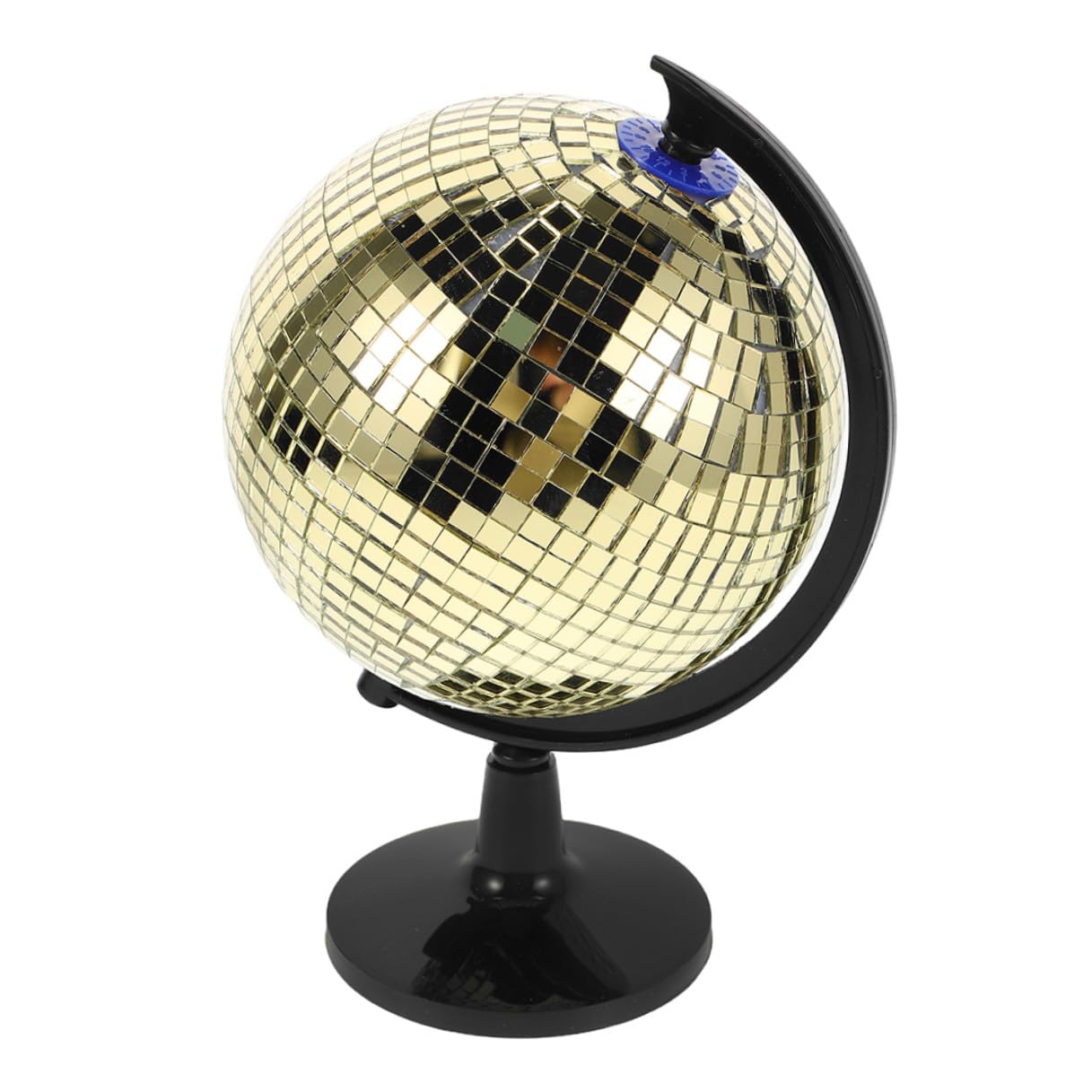 Boule disco miroir rotatif avec éclat brillant pour déco rétro de fête