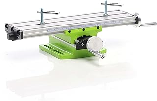 XPOtool 2-Achsen Kreuztisch 395x240 mm, multifunktionaler Frästisch mit 200 mm X Achse, 55 mm Y Achse, Arbeitstisch aus Al...