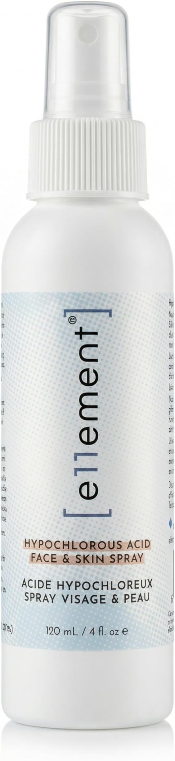 e11ement Hypochlorous Acid Spray – Gentle Multi-Use Cosmetic for Face & Body – Fragrance-Free Skin Refresher (Medium 4 oz.)