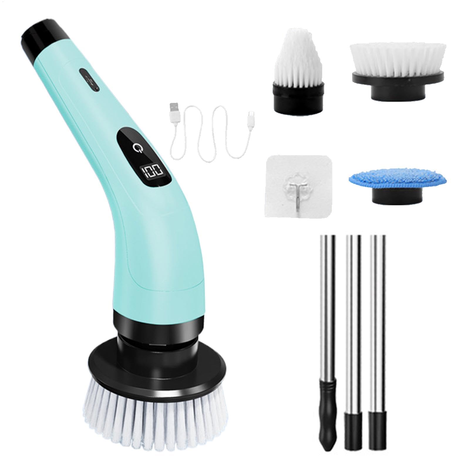 Épurateur électrique avec 370 tours minute et 3 brosses amovibles