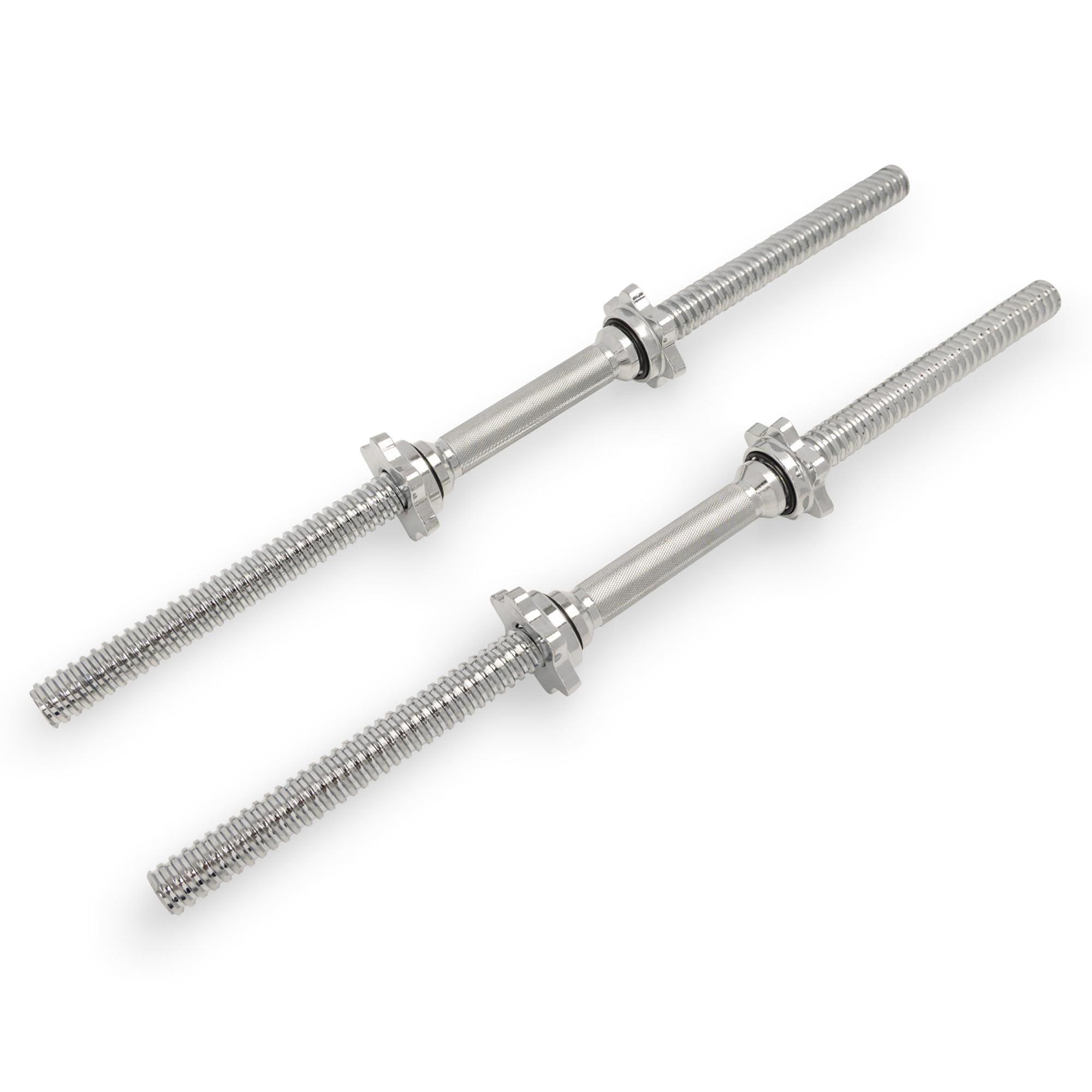 Sunny Health & Fitness 24in Adjustable Dumbbell Bar Pair for 1” Plates