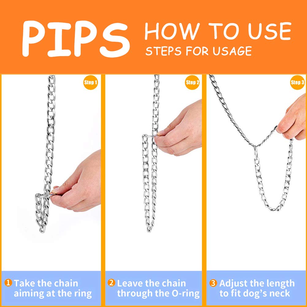 Guinzaglio Doppio Per Cani In Metallo - Catena 60cm, Antigroviglio, Per 2 Cani - Foto 9