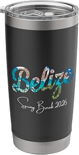 Belize Spring Break 2026 Vacation Travel Stainless Steel Insulated Tumbler