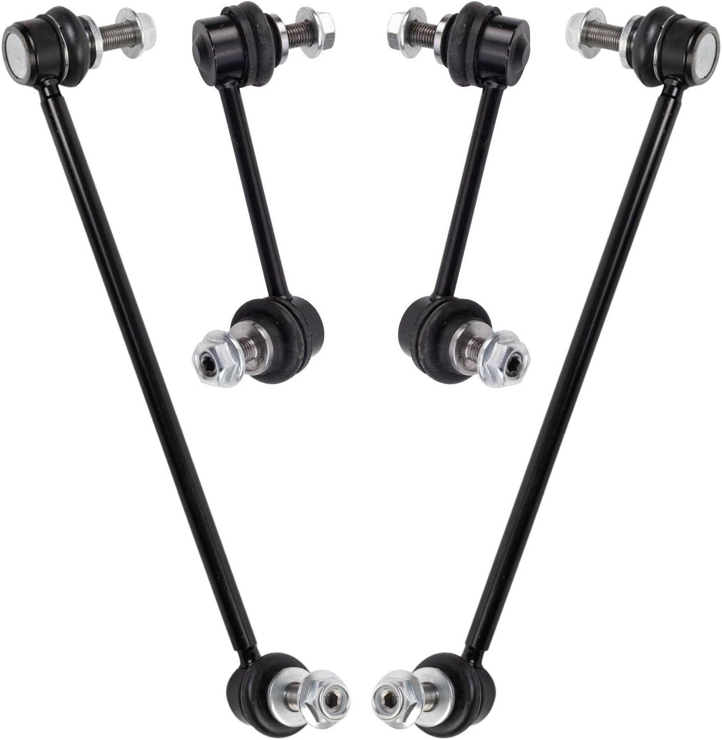 TRQ Front & Rear Sway Bar Stabilizer Link Set Compatible with 2018-2022 Subaru Crosstrek 2019-2023 Forester