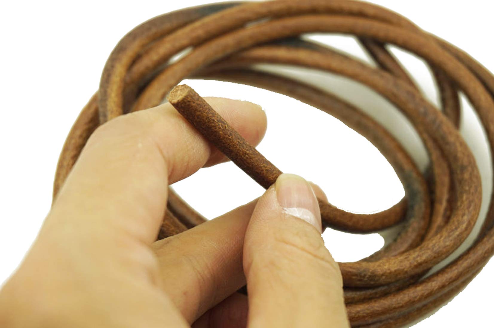 4 Cinghie In Pelle Bovina Per Macchina Da Cucire Con Gancio - 0,7x183 Cm, Marroni, Per Parti Di Trasmissione Domestiche E Industriali