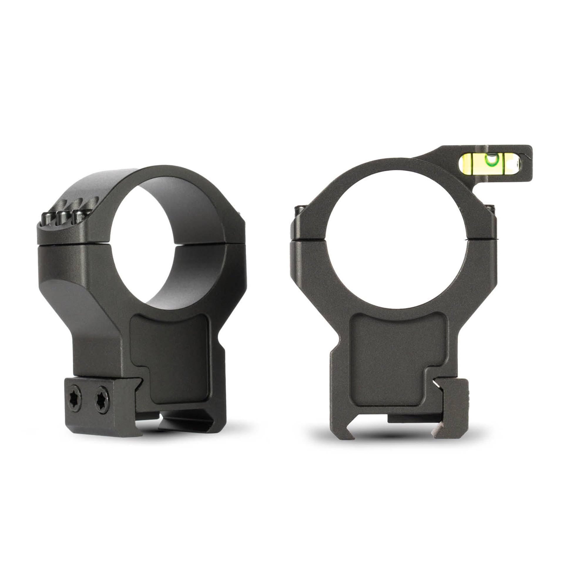 Monstrum Challenger 30mm Picatinny Scope Rings with Integrated Level Bubble
