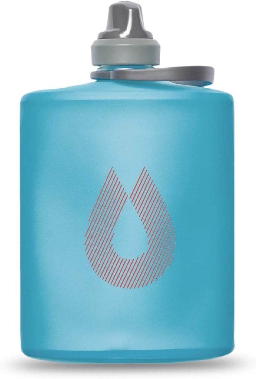 Hydrapak Stow - Collapsible Water Bottle - Ultralight & Packable Travel Bottle, Squeeze Bag Pouch