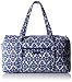 Vera Bradley Women's Large Duffel, Cobalt Tile