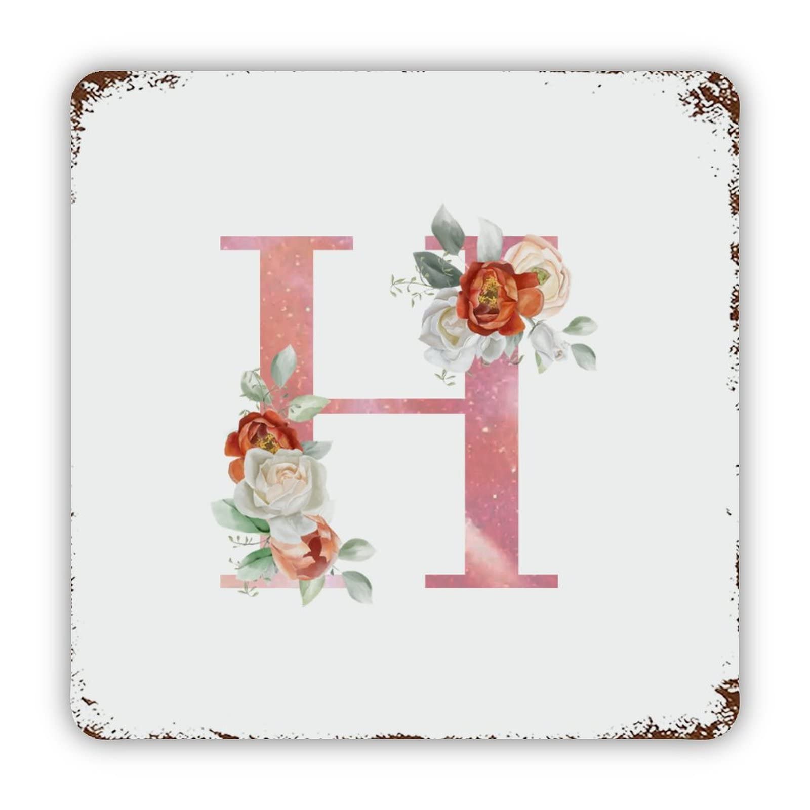H Alphabet In Rose
