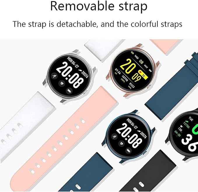 Amazon.com: Business Casual Smart Watch Ultra-Thin Body Stylish and  Colorful Bluetooth Bracelet (Color : Black) : Electrónica