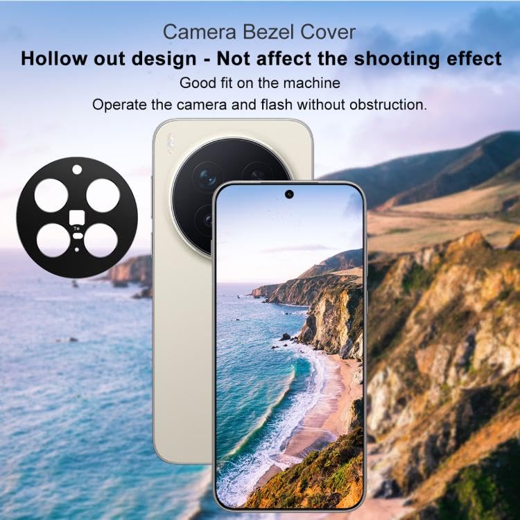 Image of 4youquality Back Camera Lens Protector Compatible with Vivo X300 5G (1 Pack), 9H Tempered Glass Camera Lens Guard, Anti Scratch Military Grade Protection, Ultra Clear HD Lens Film, Bubble Free Easy Install, Case Friendly