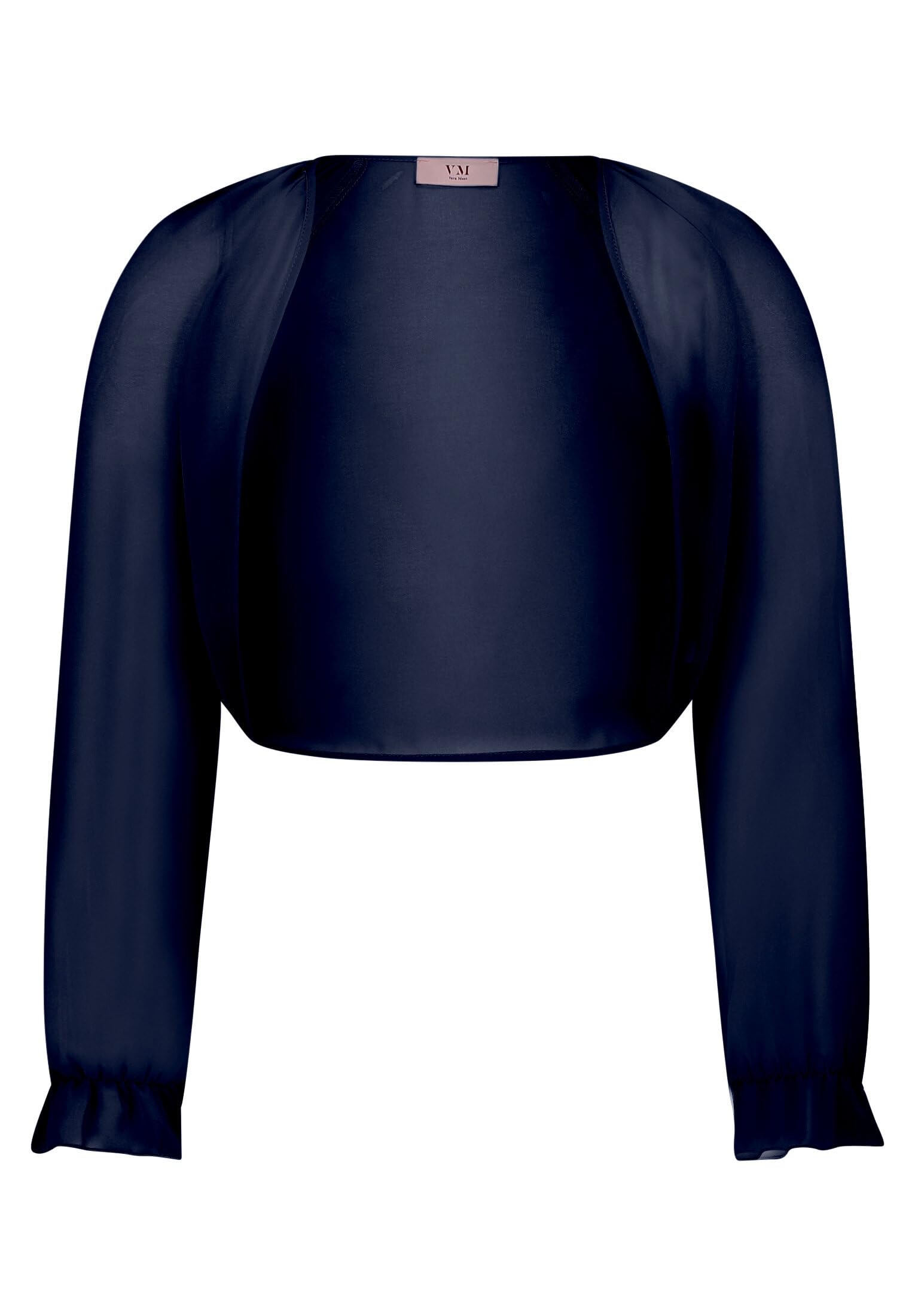 Vera Mont Damen Bolero-Jacke mit gekräuseltem Ausschnitt