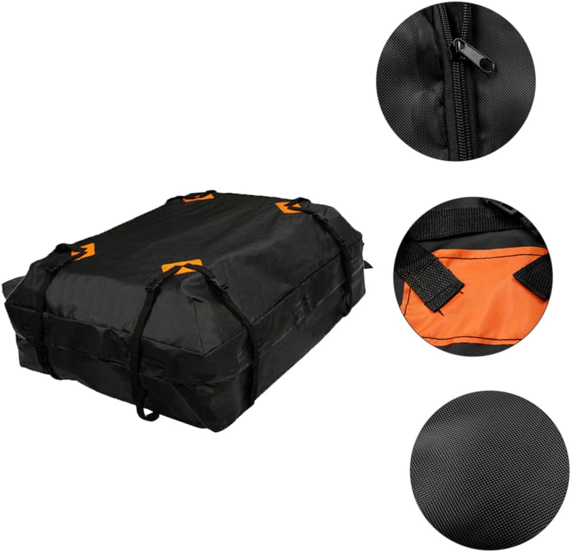 GLEAVI Waterproof Car Roof Bag 600d Oxford Cloth Vehicle Cargo Carrier with Reinforced Straps and Anti-dust Cover, Large Capacity Rooftop Luggage Storage for Suvs and Cars