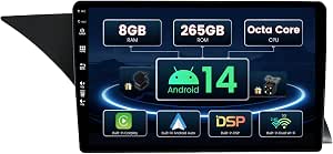 SXAUTO Autoradio Android 14 Per Mazda CX-7 (2008-2015) – 8GB RAM, 256GB ROM, Carplay Wireless, DSP, 9", 2 Din - 4