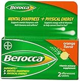 Berocca Effervescent Tablets, Orange, 2 Count (Pack of 6)
