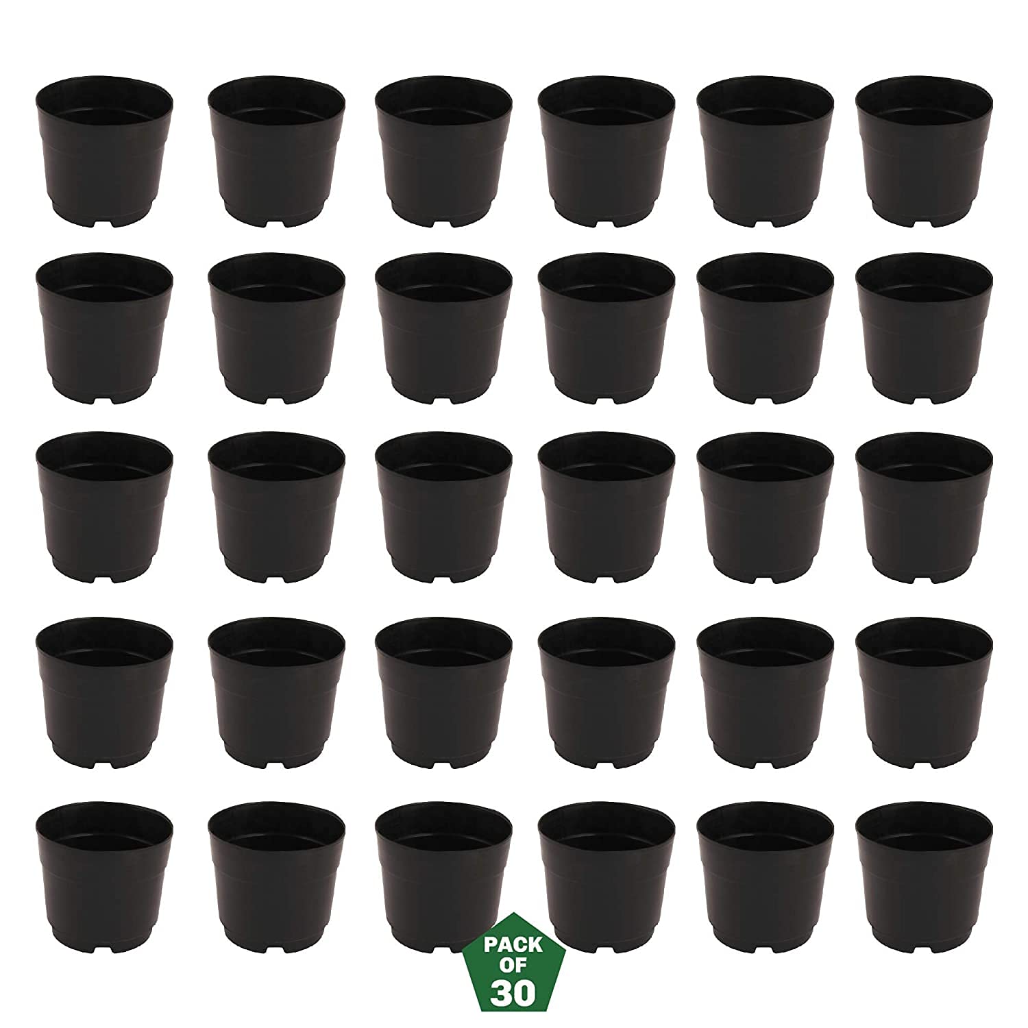 CEC 4 Inch Nursery Plastic Pots, Plant Container Set Black (30), Standard (VTG-1) (B09CLDVX9H) Amazon Price History, Amazon Price Tracker