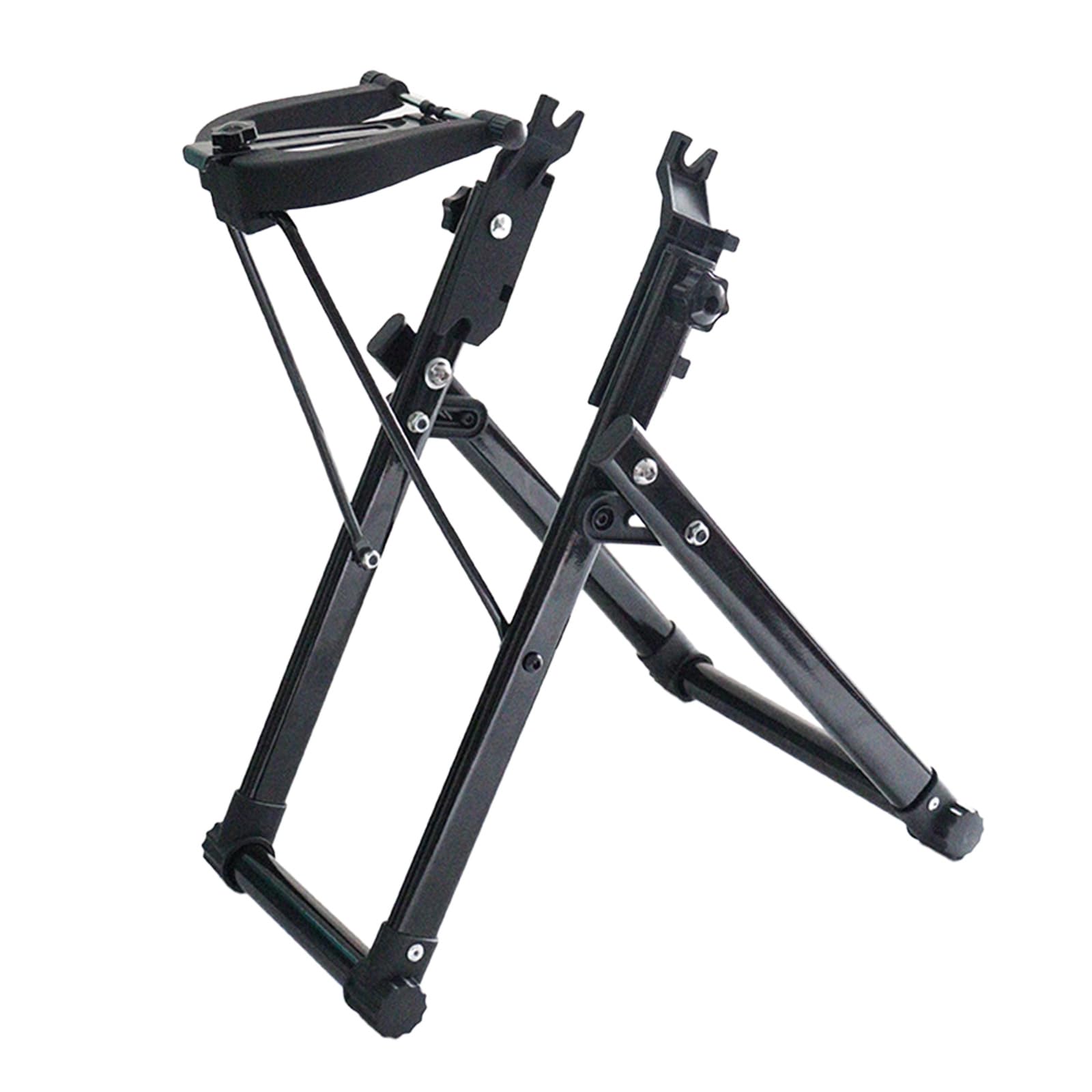 PURPLELILY Bike Tire Truing Stand Meccanico Truing Stand Biciclette Manutenzione Ruota Ruota Truing Stand Cross Land Bike Wheel Holder