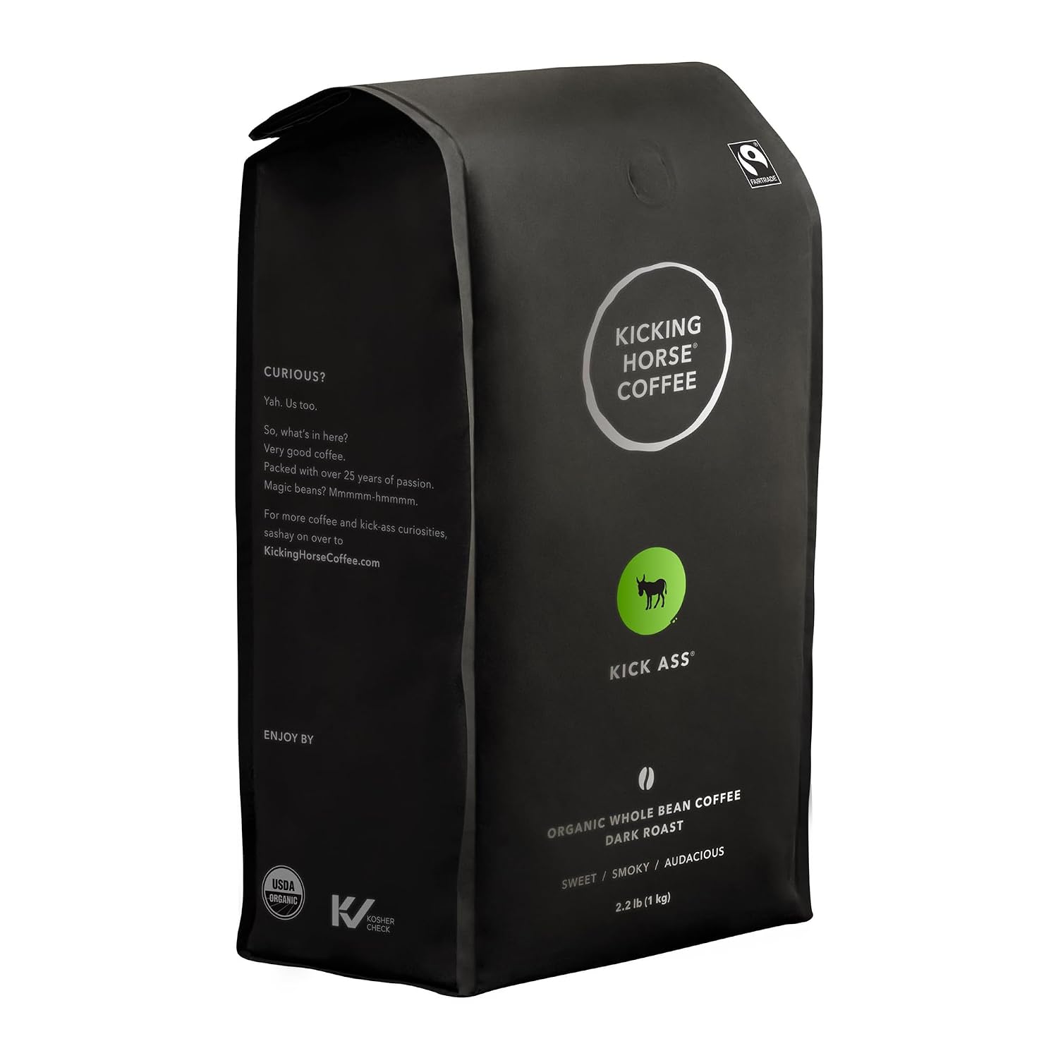 Kicking Horse Smart Ass Medium Roast Whole Bean Coffee