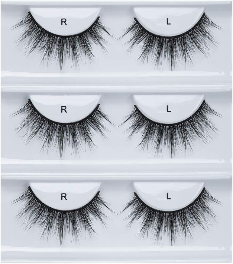 Invogue Multipack Lash Vault 4, black, 3 pair (Pack of 1) - Image 4