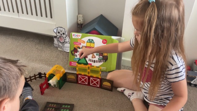 Amazon.com: COCO&Friends Magnetic Tiles Farm Animals for Toddlers