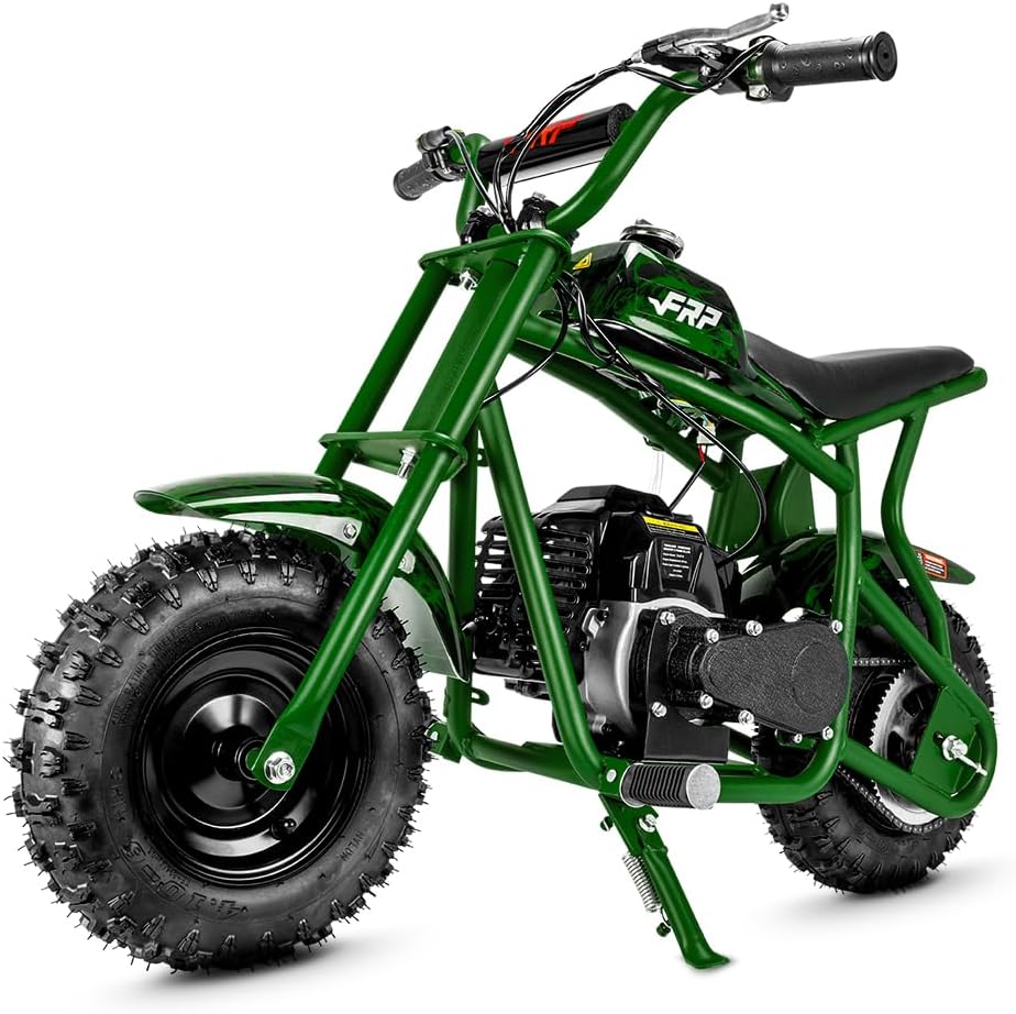 FRP DB003 50CC 2-Stroke Kids Dirt Off Road Mini Dirt Bike, Kid Gas Powered Dirt Bike Off Road Dirt Bikes, Gas Powered Trail Mini Bike - Ultra Edition