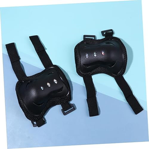 Miniatura 5 de VANZACK Rodillera para deportes para adultos, patineta para niños, protección de codo para niños, accesorios de patinaje negro, equipo de