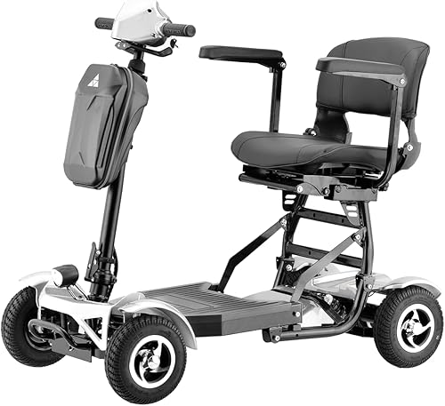 Patinetes plegables de movilidad de 4 ruedas para adultos y personas mayores, batería de litio de largo alcance (modelo 2)