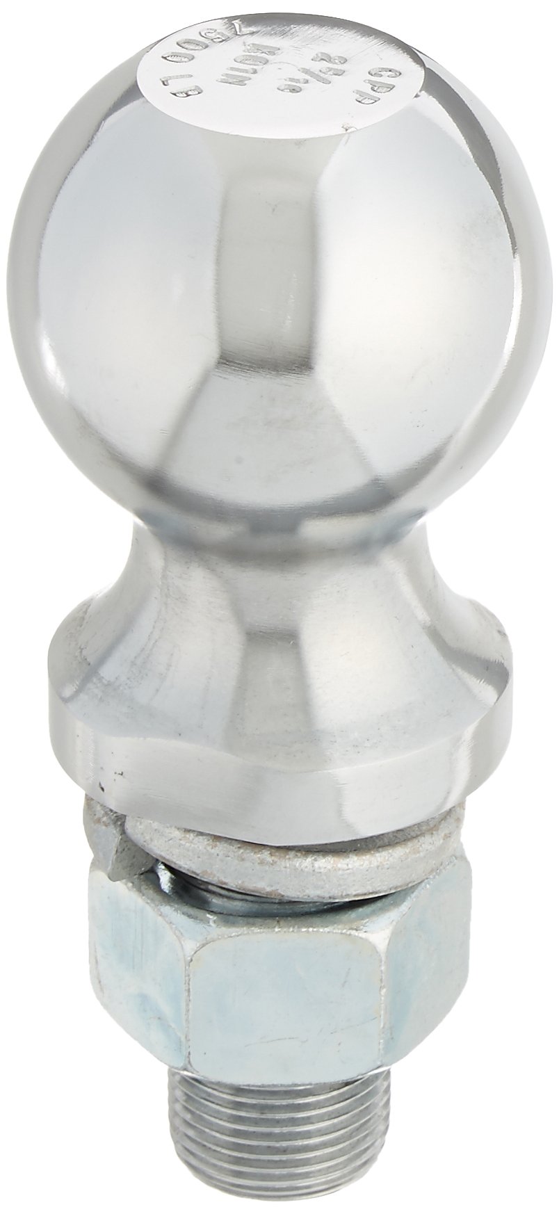 Tow ReadyReese 63908 Class IV Hitch Ball - 2-5/16" Ball x 1" Shank x 2-1/8" Shank Length, 7,500 lbs. GTW, Chrome