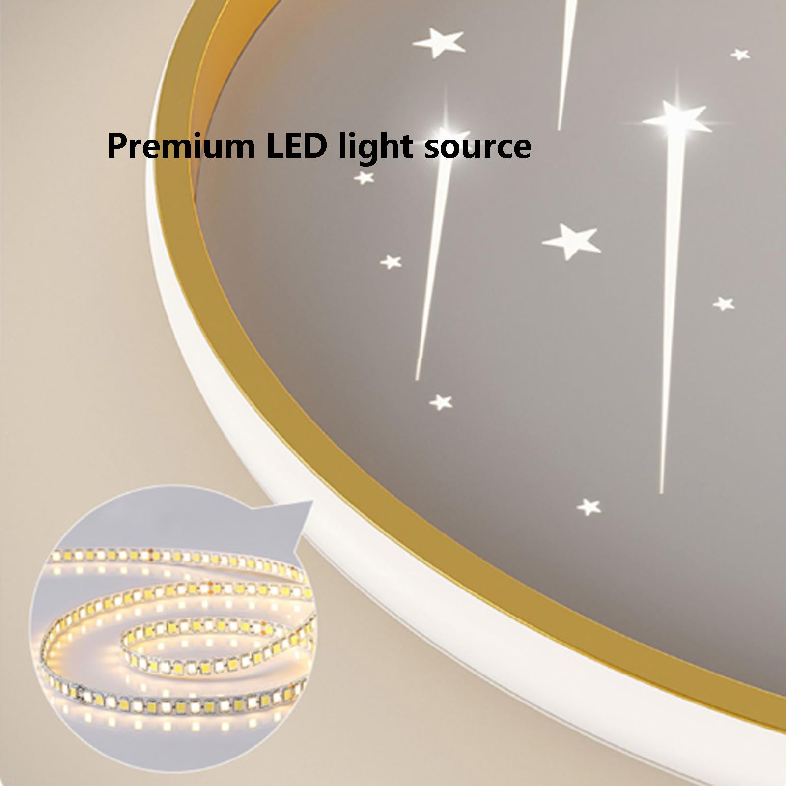 Lampa sufitowa LED do wnętrz z pilotem zdalnego sterowania, nowoczesna ściemniana lampa sufitowa 2700K-6500K, kreatywne oświetlenie sufitowe, sufitowe lampy sufitowe do sypialni, korytarza, salonu