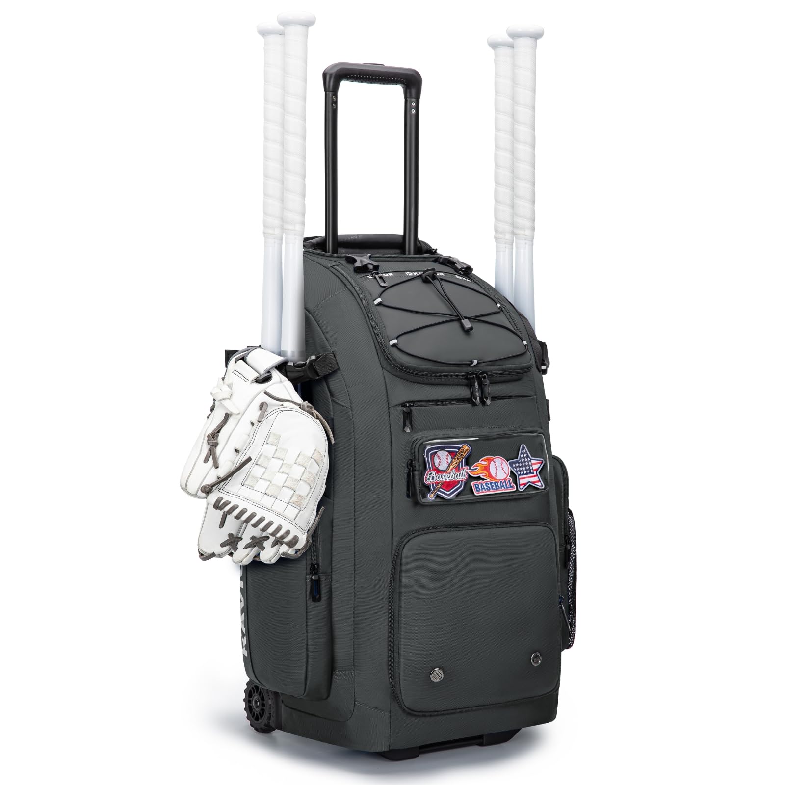 KAVIGOR 80L Rolling Baseball Bag