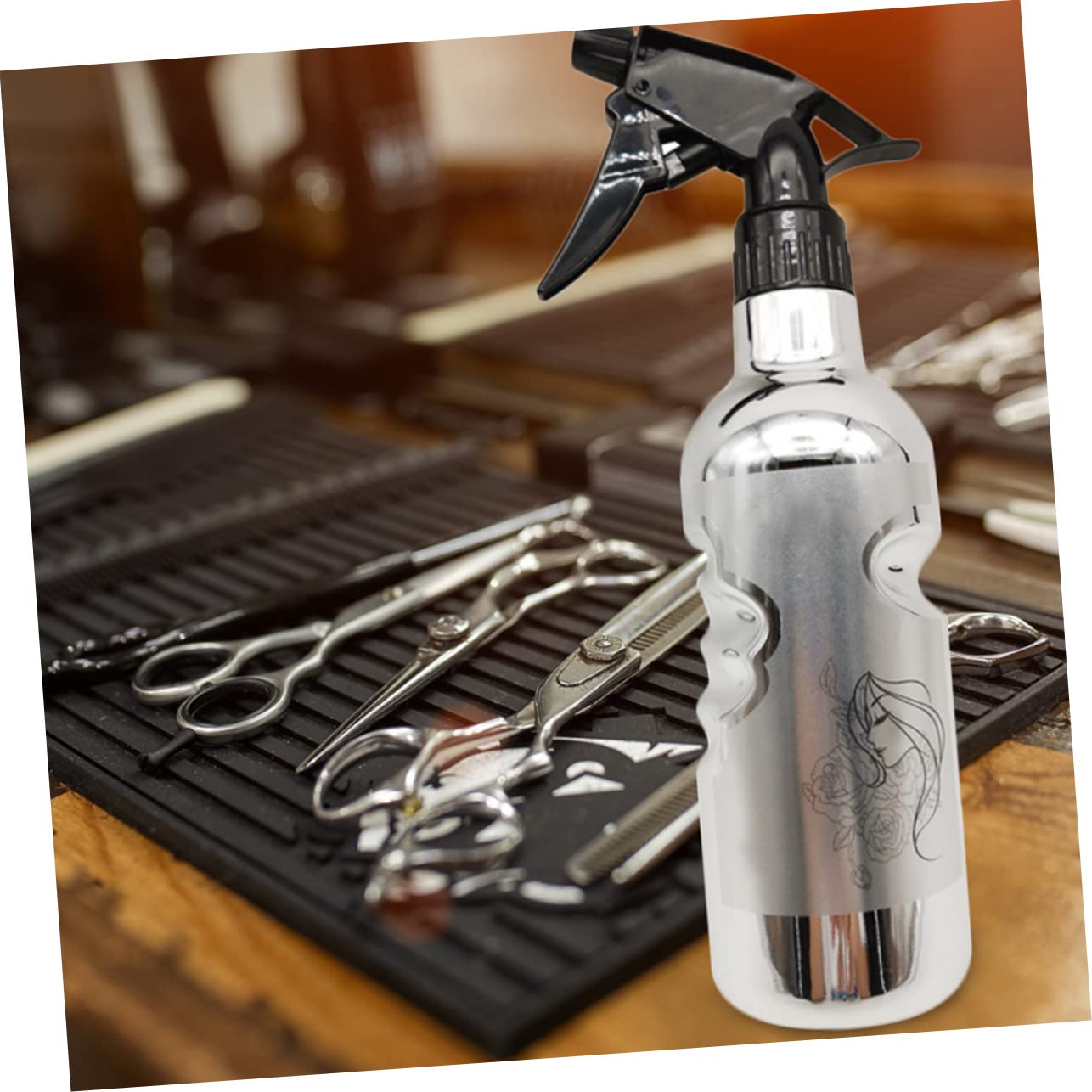 FOMIYES 5piezas Botella Pulverizadora De Presión Para Peluquería Pulverizador Reutilizable Diseño Ergonómico y Mango Cómodo Para Estilistas y Necesidades De Cabello