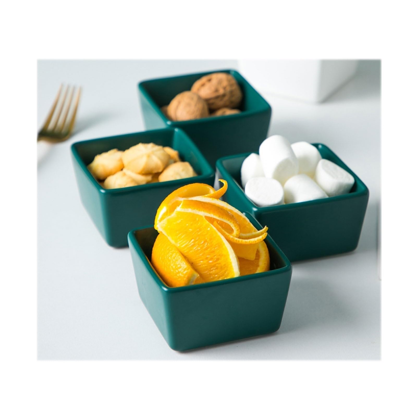 Snackteller Dip-Schüssel-Set, 5-teiliges Saucenschüssel-Keramik-Gewürzteller-Set, Snack-Essteller, Sushi-Schüssel Dessertteller