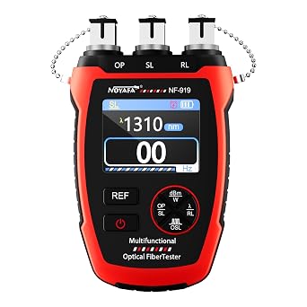 NOYAFA Rechargeable Optical Power Meter, FC/SC/ST Fiber Optic Tools