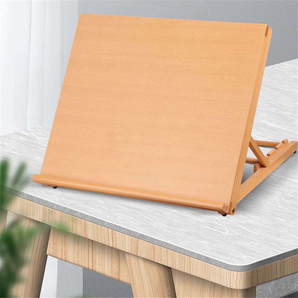 Portable Sketch Sketl Eastel in legno Desktop Earistel Artista Tavolo da tavolo per la pittura ad olio 'acquerello Forniture d'arte(M)