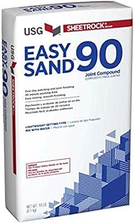 USG EZ Sand 90 Joint Compound 18 lb Bag - Lightweight Drywall Finishing for Interiors & Exterior Ceilings