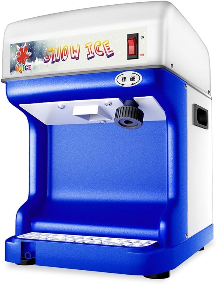 Commercial Ice Shaver Snow Cone Maker Ice Shaving Machine Tabletop Shaved Ice Crusher,