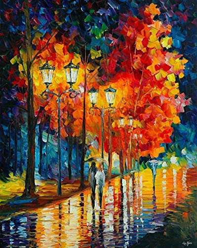 Chuva Serena de Liu Kojima - 60x75 - Tela Canvas Para Quadro