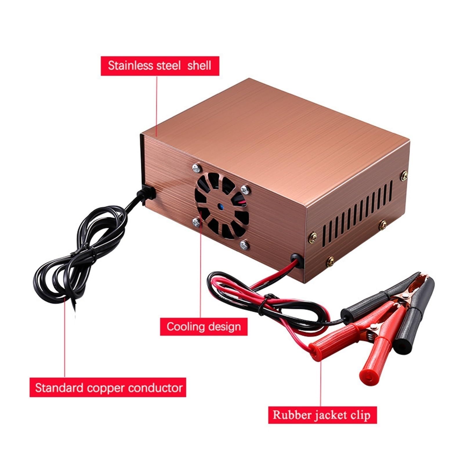 Caricabatteria for auto 12V24V multifunzione intelligente Riparazione automatica AGM al litio da 12,6 V piombo,Fornitura automobilistica