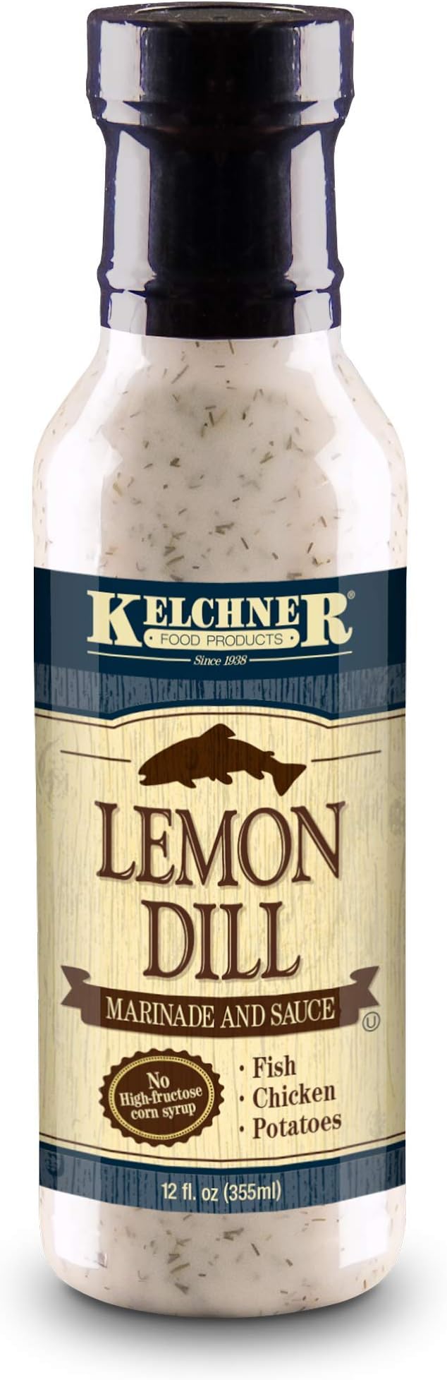 Kelchner Lemon Dill Marinade & Sauce 12 fl. oz.