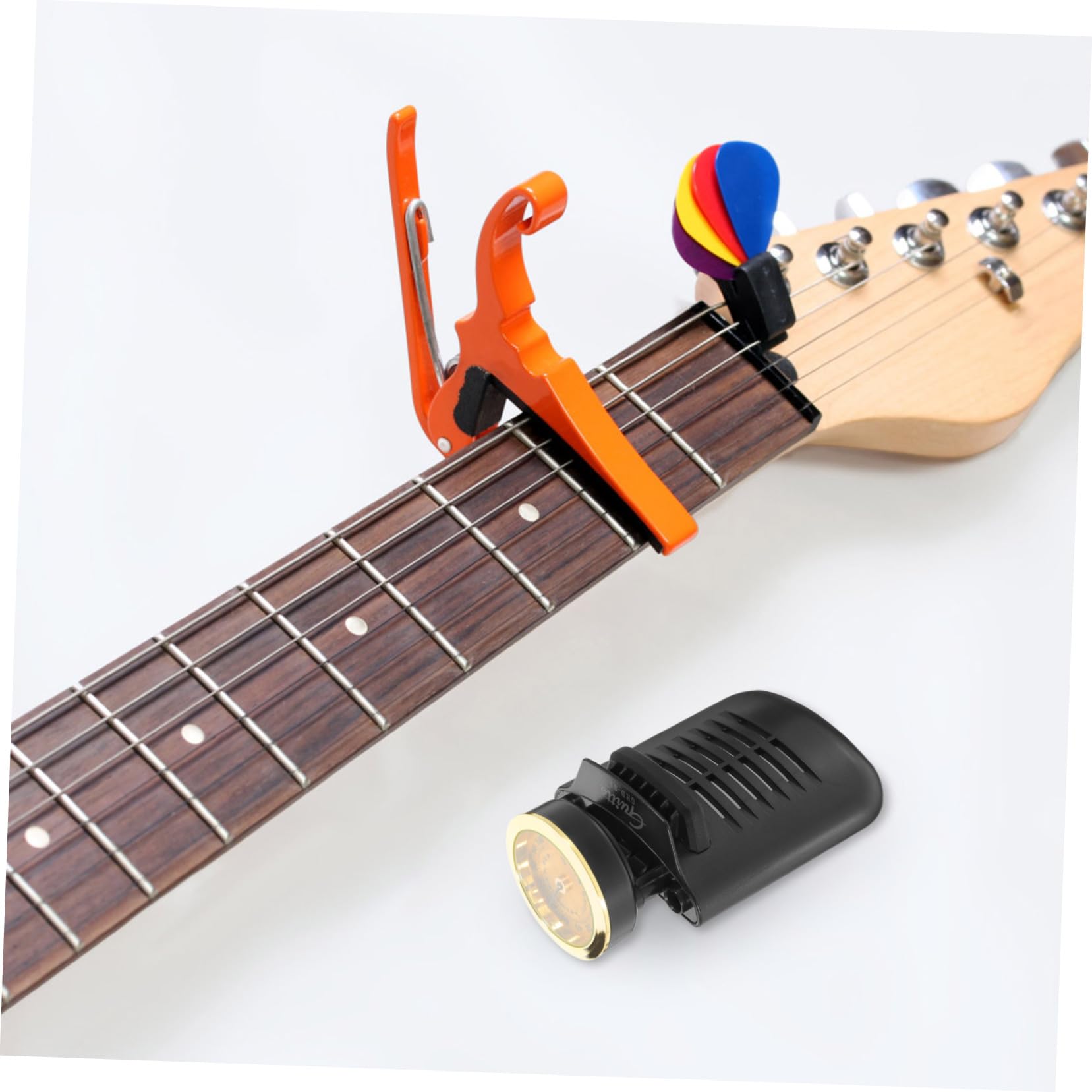 2pezzi Umidificatore Per Chitarra Acustica e Folk Controllo Umidità Intelligente Design Portatile e Sicuro Materiale Per Manutenzione Strumenti Musicali