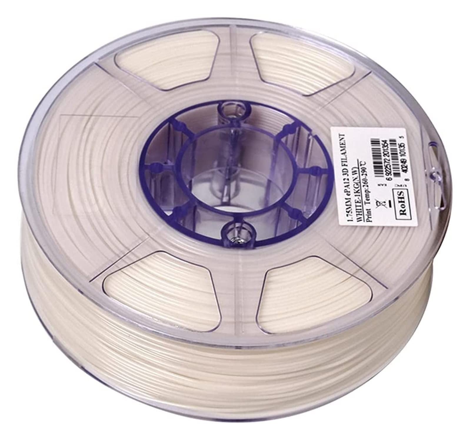ZHANGWENENTE 3D Printing Filament,Printer Consumables Nylon 12 Filament PA12 Material 1.75mm 3D Printer Filament 1KG 2.2LBS 3D Printing Filament for 3D Printer Fit Most FDM Printer