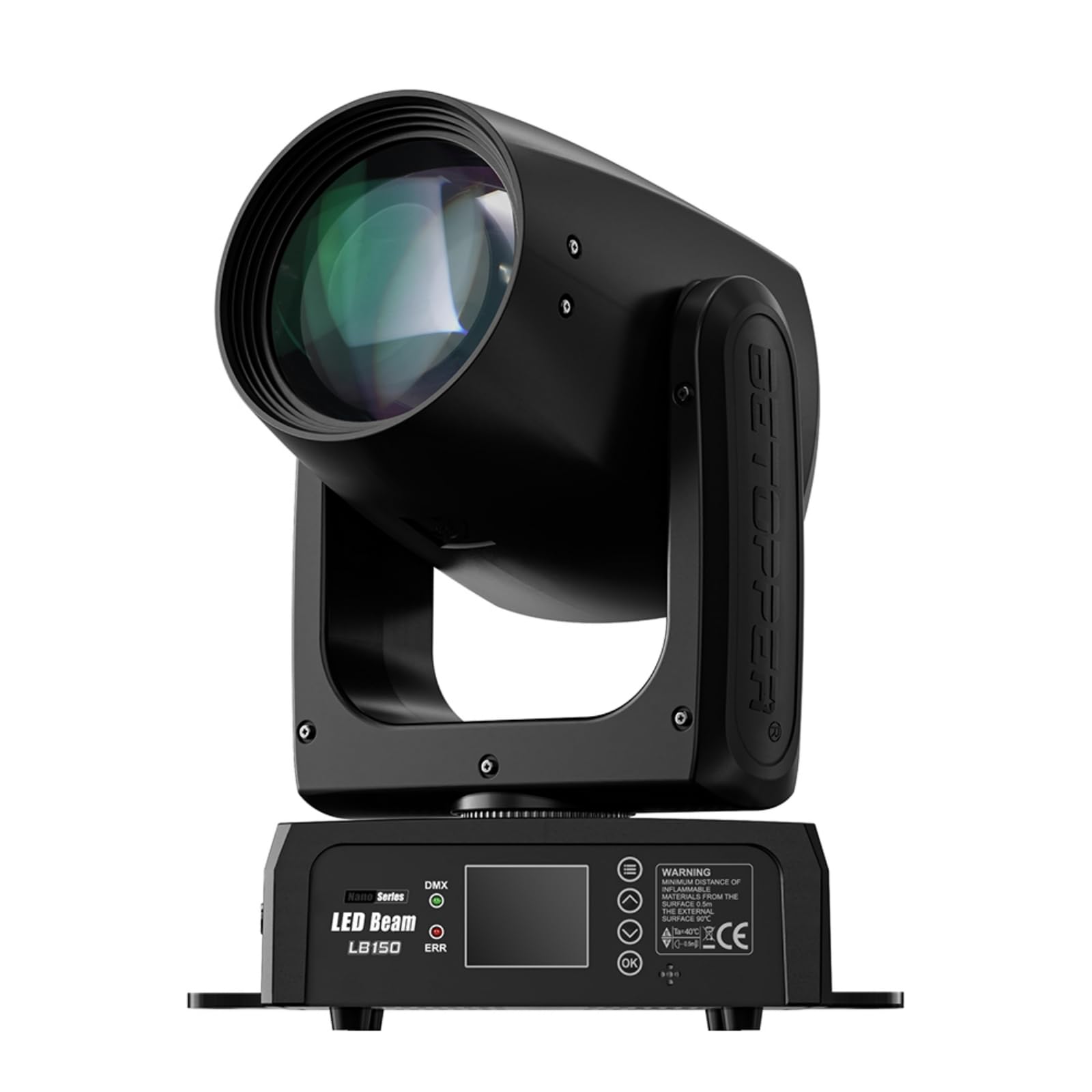 150W Moving Head DJ Licht,BETOPPER Mini LED Bühnenlicht, RGBW Roto Prisma Beam Licht, Sound Activated & DMX-512 Control Scheinwerfer für Party, Bar, Club, DJ Bühnenbeleuchtung, 1 Stück