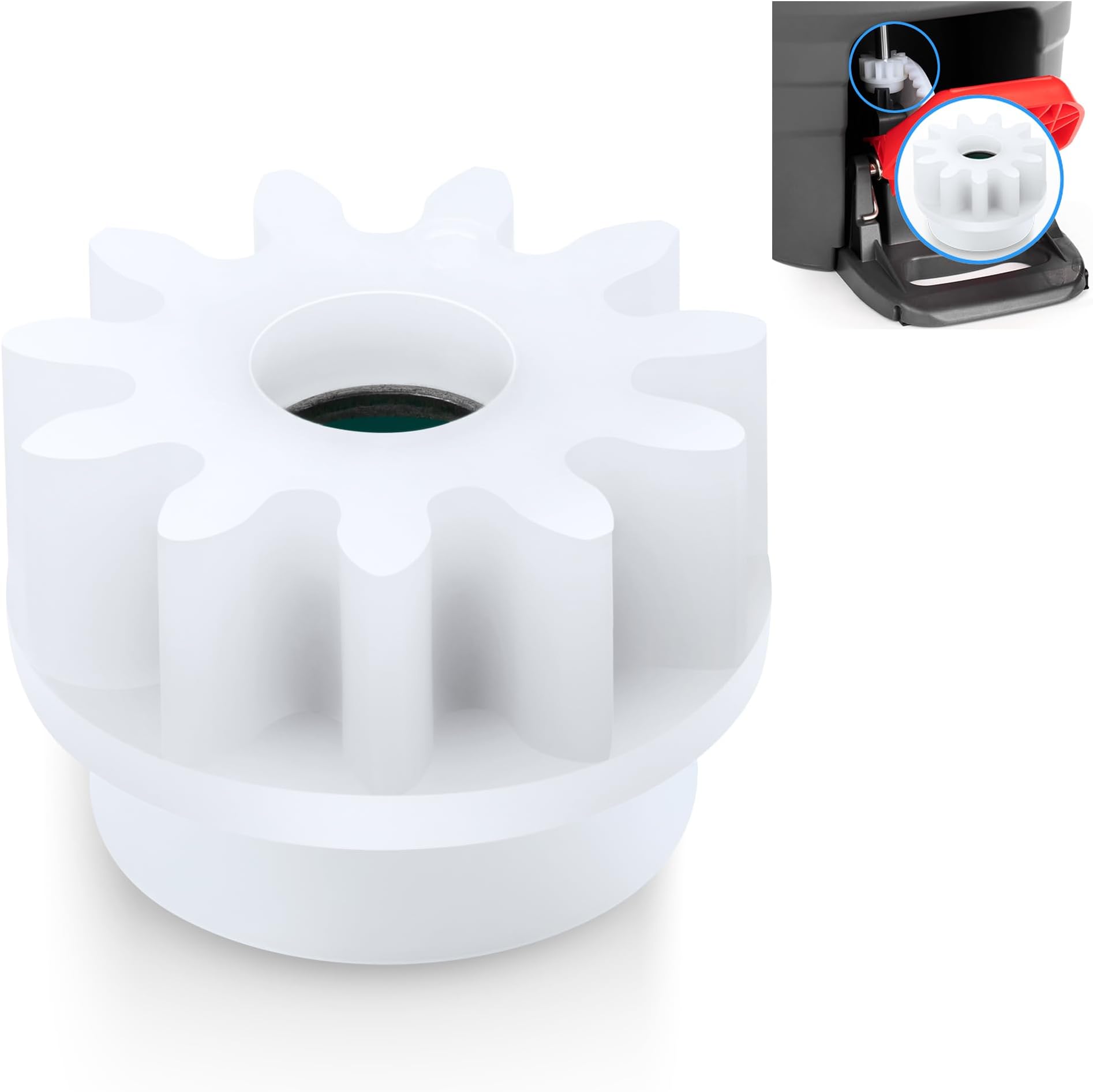 Ricambio Ingranaggio E Cuscinetto Per Mocio Rotativo – Compatibile Con O-Cedar Easywring E Vileda – Pezzo Di Ricambio Per Secchio