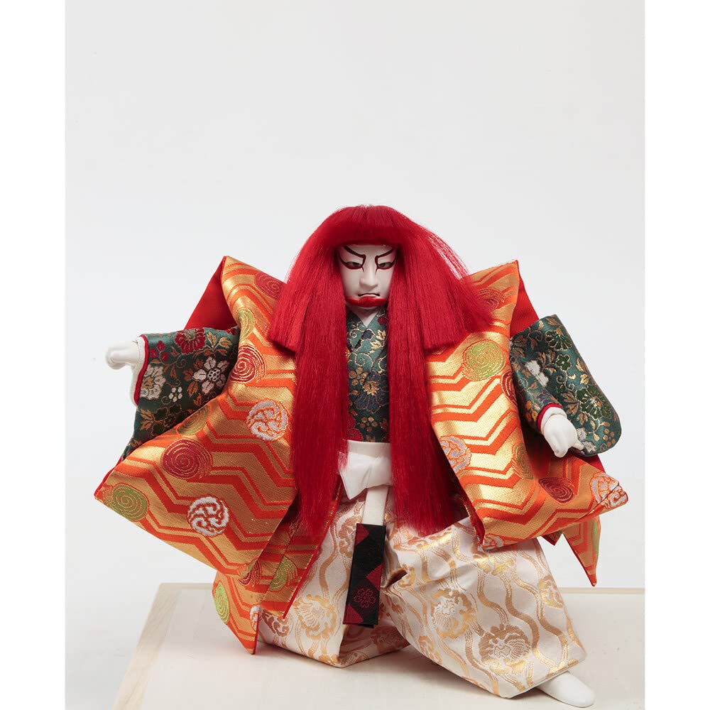 日本人形　久月作 Amazon.co.jp: 久月official 日本人形 連獅子 清村好英作 正絹7号