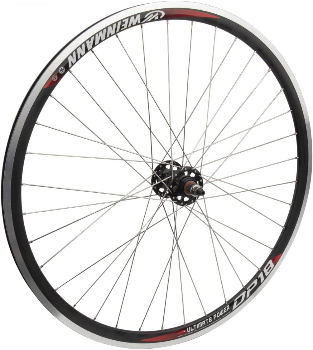 WheelMaster Weinmann DP18 Rear Wheel - 700c, 36H, Fixie/FW, Black MSW