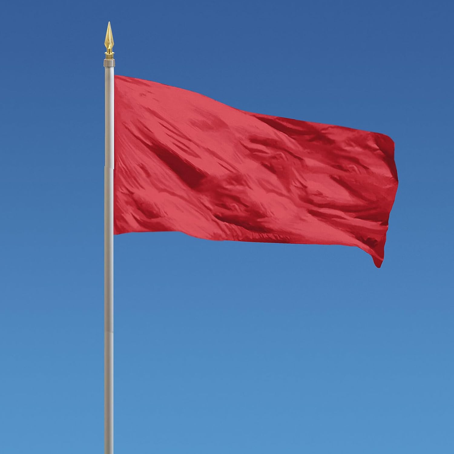 Flagpole Topper Outdoor Flag Pole Finial Ornament Replacement for Lawn Garden and Meeting Hall Decor 8.26X2.16X2.16 Inches - Image 6