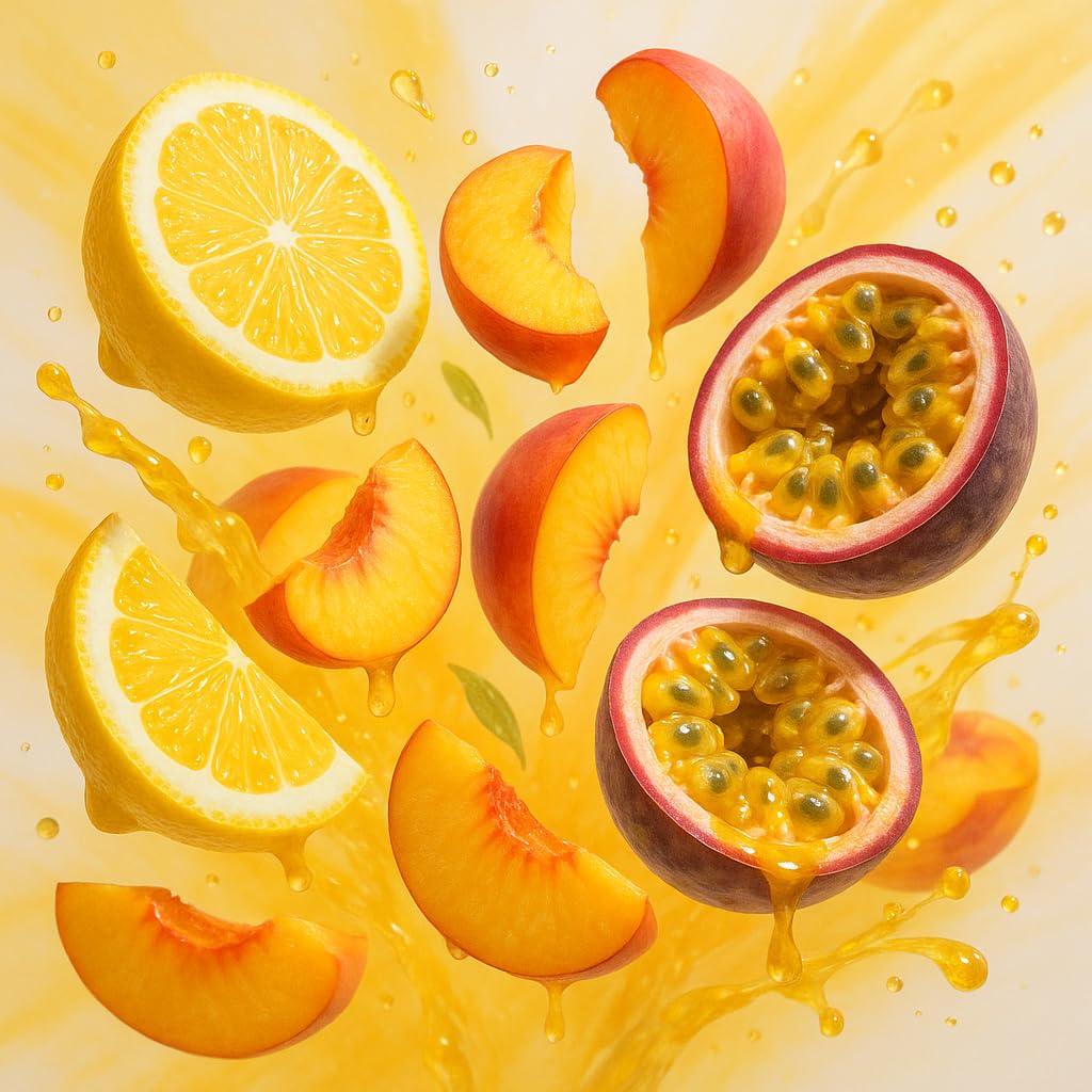 Lemon Peach Passion - Zitrone, Pfirsich & Passionsfrucht Aroma Konzentrat - Vegan - Sasami - 100ml