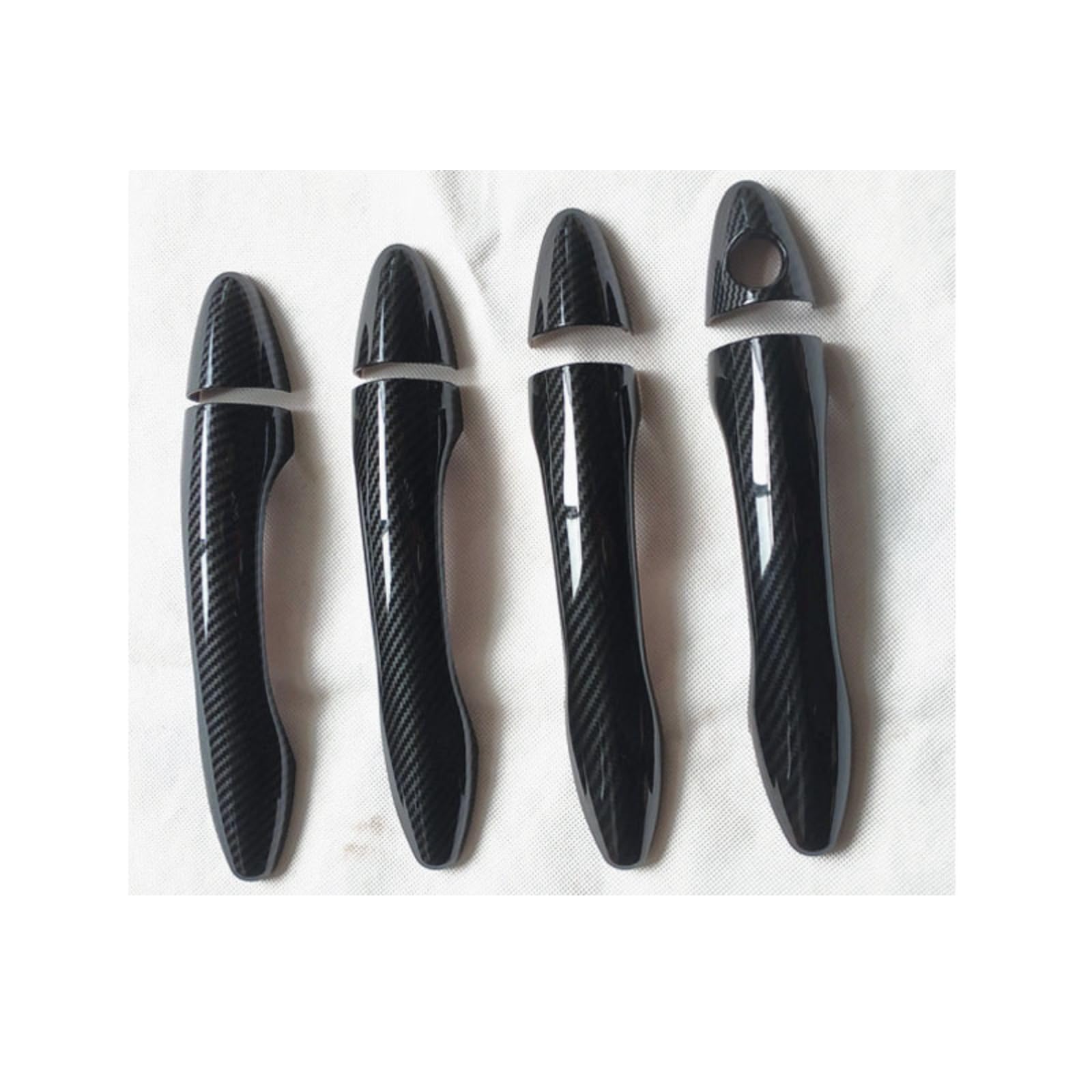 Couvercle de poignée de porte pour Kia Optima K5 TF 2012-2014 en plastique finition carbone